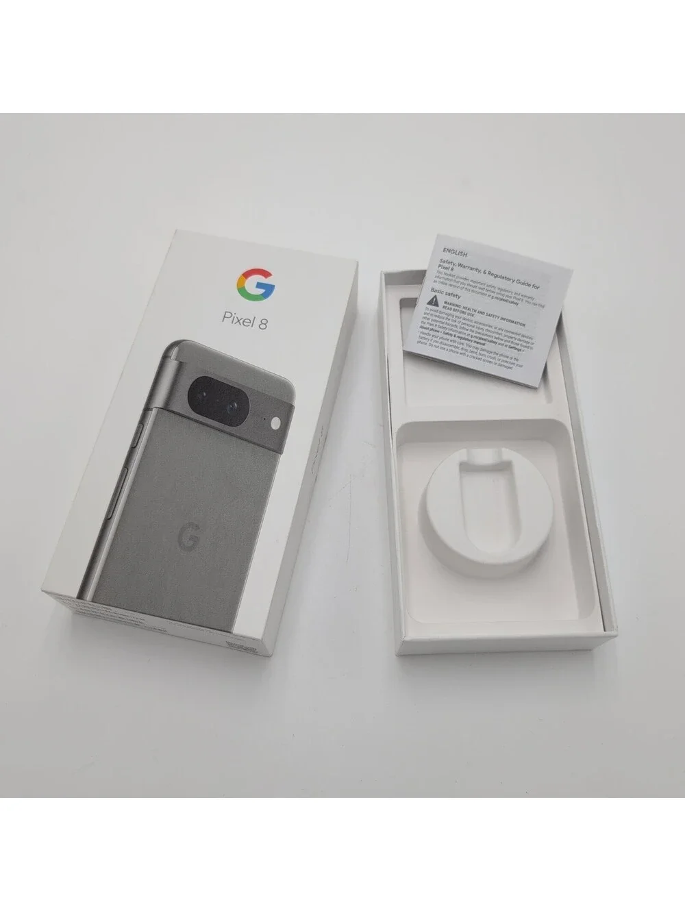 Google Pixel 8 Hazel 128GB EMPTY BOX RETAIL PACKAGE ONLY
